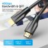 HDMI 2 1 HD Cable Black HDR High Definition 8k60hz 4k120hz Computer TV Box Video Cable 3 m