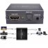 HDMI Audio Extractor HDMI to HDMI Optical TOSLINK SPDIF   3 5mm Stereo Extractor Converter HDMI Audio Splitter Adapter black