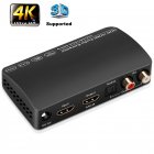 HDMI Audio Extractor Splitter Support Channel 5 1 ADV 2 0 Stereo Speaker Toslink RCA L R  Audio Separator Converter 4K 30Hz 9Gbps 3D for HDTV X Box PS4 3 BD TV 