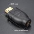 HDMI Converter Black Standard HDMI Male A Type Micro HDMI D Female Plug Adapter black