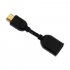 HDMI Extension Cable  11cm HDMI Male to HDMI Female Extender Adapter Cable for Chromecast black