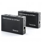 HDMI Signal Extender with 100m Range  1080p  IR Re Transmitting  CAT5E 6 Cable Data Connection and more   Increase the signal range of your HDMI devices