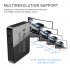 HDMI Splitter 1 in 2 Out 4K  HDMI Splitter 1 To 2 Amplifier For Full HD 1080P 3D black