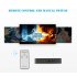 HDMI Splitter 3 port Cube Box Automatic Switch 3 in 1 Output Switch 1080p HD 1 4 with Remote Control HD TV Projector XBOX360 PS3 black