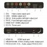 HDMI Splitter 4K Audio Decoder HDMI 5 1 Audio Decoder Dolby HDMI Repeater black
