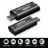 HDMI Video Capture Card Supports OBS Live Recording Box HDMI to USB2 0 Adapter card black