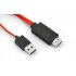 HDMI cable for the Samsung Galaxy S3 with an extra USB connection to keep your phone charged whilst in use for an easy way to connect and charge your phone  