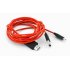 HDMI cable for the Samsung Galaxy S3 with an extra USB connection to keep your phone charged whilst in use for an easy way to connect and charge your phone  