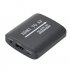 HDMI to AV Cable Video Audio Adaptor HD AV Converter Component for DVD Display Camera Earphone Projecter  black