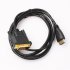 HDMI to DVI D 24 1 Pin Monitor Display Adapter Cable Male Male HD HDTV 6 FT 10 FT