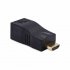 HDMI to RJ45 Extender Over Cat 5e 6 Network LAN Ethernet Adapter black