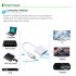 HDMI to VGA Adapter Digital to Analog Video Audio Converter Cable HDMI VGA Connector for Xbox 360 PS4 PC Laptop TV Box With audio black