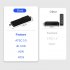 HDTV Mate USB Mini TV Tuner Stick ATSC3 0 1 0 Digital Terrestrial Signal USB Digital TV Receiver for Android 9 0  Black
