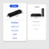 HDTV Mate USB Mini TV Tuner Stick ATSC3 0 1 0 Digital Terrestrial Signal USB Digital TV Receiver for Android 9 0  Black