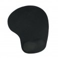 Office Mousepad with Gel Wrist Black