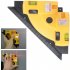 HF DC01 Square Right Angle 90 Degree Vertical Horizontal Line Projection Laser Levels Measurement Tool 