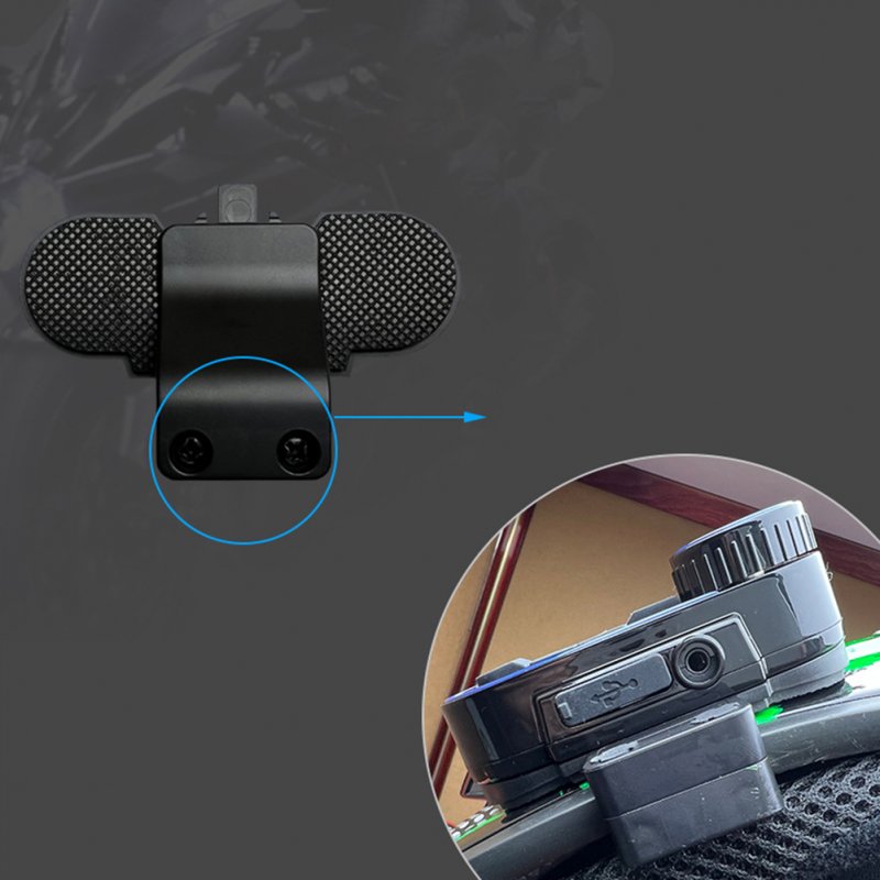 Motorcycle Bluetooth 5.3 Headset Helmet Intercom Hands-free Call Music Earphone Communicator Speaker 