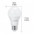 HIGH EFFICIENCY  The 11W bulb is equal to 60W normal incandescent bulb which can help you save about 80  electricity bill 