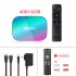 HK1 BOX 8K 4GB 128GB TV Box S905X3 Android 9 0 Smart TV BOX 1000M Dual Wifi Player Netflix Youtube Media Player black 4GB   64GB with T1 voice remote control