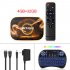 HK1 RBOX R1 Internet TV Box Android 10 0 Dual Band WIFI With Bluetooth TV BOX black 4GB   64GB with G10 voice remote control