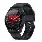 HK3 Pro Men Women Sports Smart Watch Bluetooth-compatible Call Music Heart Rate Monitor Smartwatch black belt