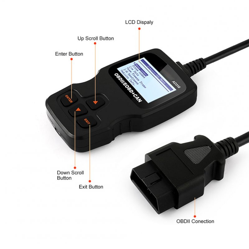 Ad310 Classic Car Fault Detector Obdii Universal Auto Scanner Engine Fault Code Reader Diagnostic Tool 