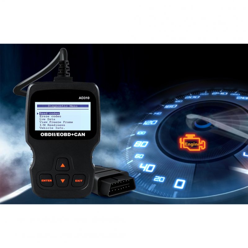 Ad310 Classic Car Fault Detector Obdii Universal Auto Scanner Engine Fault Code Reader Diagnostic Tool 