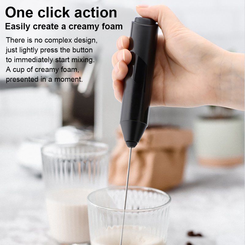Handheld Electric Milk Frother Household Foam Maker Mini Blender For Coffee Frappe Latte Matcha Chocolate 