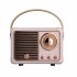 HM11 Retro Speakers Audio Home Outdoor Stereo Speaker Portable Wireless Speaker For Home Kitchen Office Travelling black