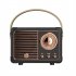 HM11 Retro Speakers Audio Home Outdoor Stereo Speaker Portable Wireless Speaker For Home Kitchen Office Travelling black