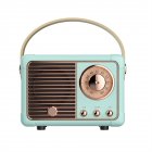 HM11 Retro Speakers Audio Home Outdoor Stereo Speaker Portable Wireless Speaker For Home Kitchen Office Travelling blue