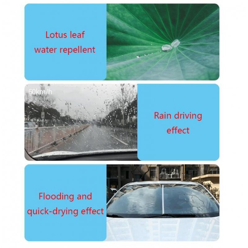 Car Glass Anti-Fog Agent Rainproof Cleaner  Car Window  rain remover Rain Mark Oil Film Remover Spray  