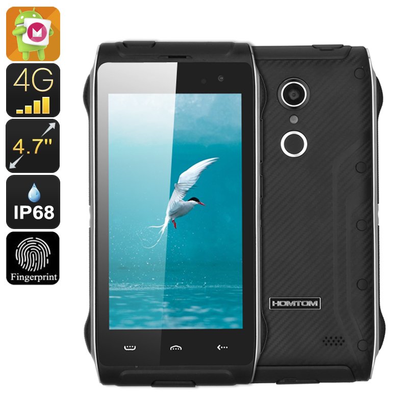 HOMTOM HT20 Waterproof Smartphone (Black)