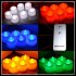 HOSSEN   24pcs Glow Candles Wedding Decoration LED Candles With a Remote control  white light 