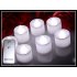 HOSSEN   24pcs Glow Candles Wedding Decoration LED Candles With a Remote control  white light 