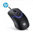 HP M100 Computer Controller Seven-color Led Illuminated Gaming Mouse black