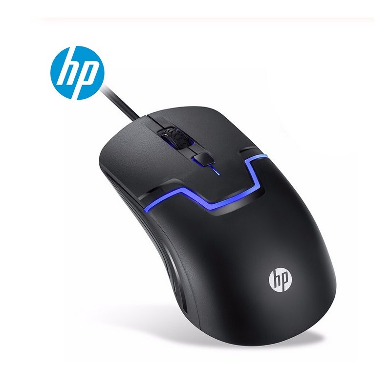 HP M100 Computer Controller Seven-color Led Illuminated Gaming Mouse black
