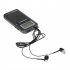 HRD 737 Portable Radio Rechargeable Full Band Radio Aircraft Band Receiver FM AM SW CB Air VHF World Band Radio Black