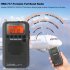 HRD 737 Portable Radio Rechargeable Full Band Radio Aircraft Band Receiver FM AM SW CB Air VHF World Band Radio Black