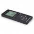 HRD 767 AM FM AIR Radio LCD Display Locking Button Radio Speaker Rechargeable Portable Radio Black