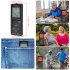 HRD 767 AM FM AIR Radio LCD Display Locking Button Radio Speaker Rechargeable Portable Radio Black
