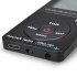 HRD 767 AM FM AIR Radio LCD Display Locking Button Radio Speaker Rechargeable Portable Radio Black