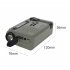 HRD900 Emergency Radio with 2000mAh Battery Backup Portable Full Band Radio Hand Crank Solar Power Charging Radio Green