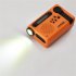 HRD900 Emergency Radio with 2000mAh Battery Backup Portable Full Band Radio Hand Crank Solar Power Charging Radio Orange