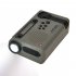 HRD900 Emergency Radio with 2000mAh Battery Backup Portable Full Band Radio Hand Crank Solar Power Charging Radio Green