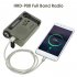 HRD900 Emergency Radio with 2000mAh Battery Backup Portable Full Band Radio Hand Crank Solar Power Charging Radio Green