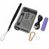 HRD900 Emergency Radio with 2000mAh Battery Backup Portable Full Band Radio Hand Crank Solar Power Charging Radio Green