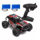 HS 18311 18312 1 18 40 MPH 2 4G 4CH 4WD High Speed Climber Crawler RC Car Toys red Double battery