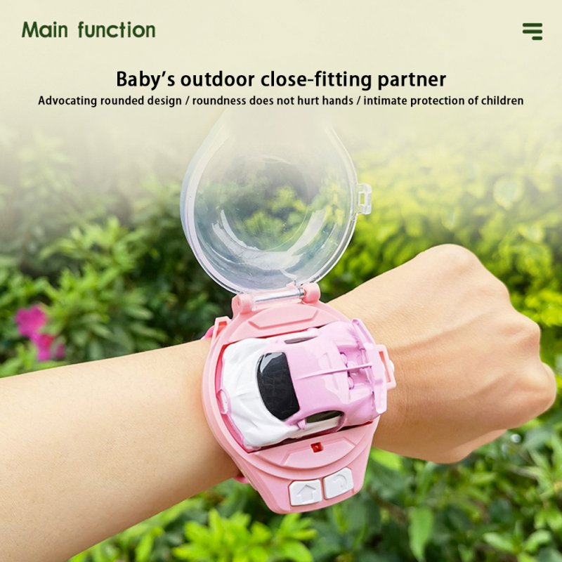 Children Mini Watch RC Car USB Rechargeable 2.4g Car Toy Gifts 
