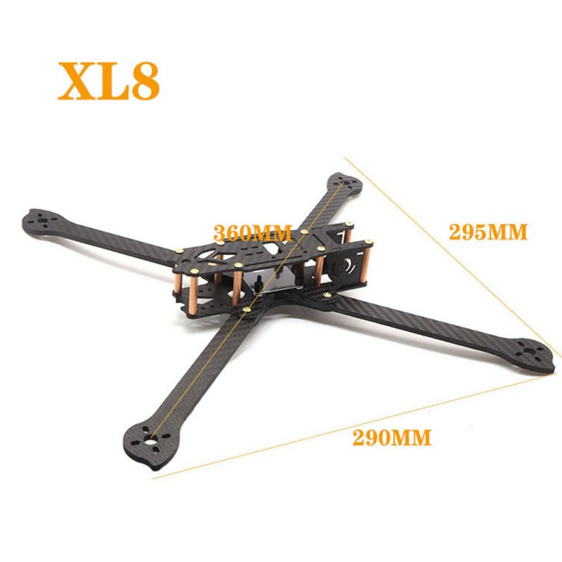 HSKRC XL5/6/7/8/9 232/283/294/360/390mm Carbon Fiber FPV Raicng Frame Kit for RC Drone 360MM KSX3700